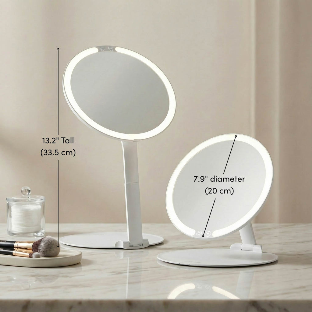 Abigail LED Travel Mirror