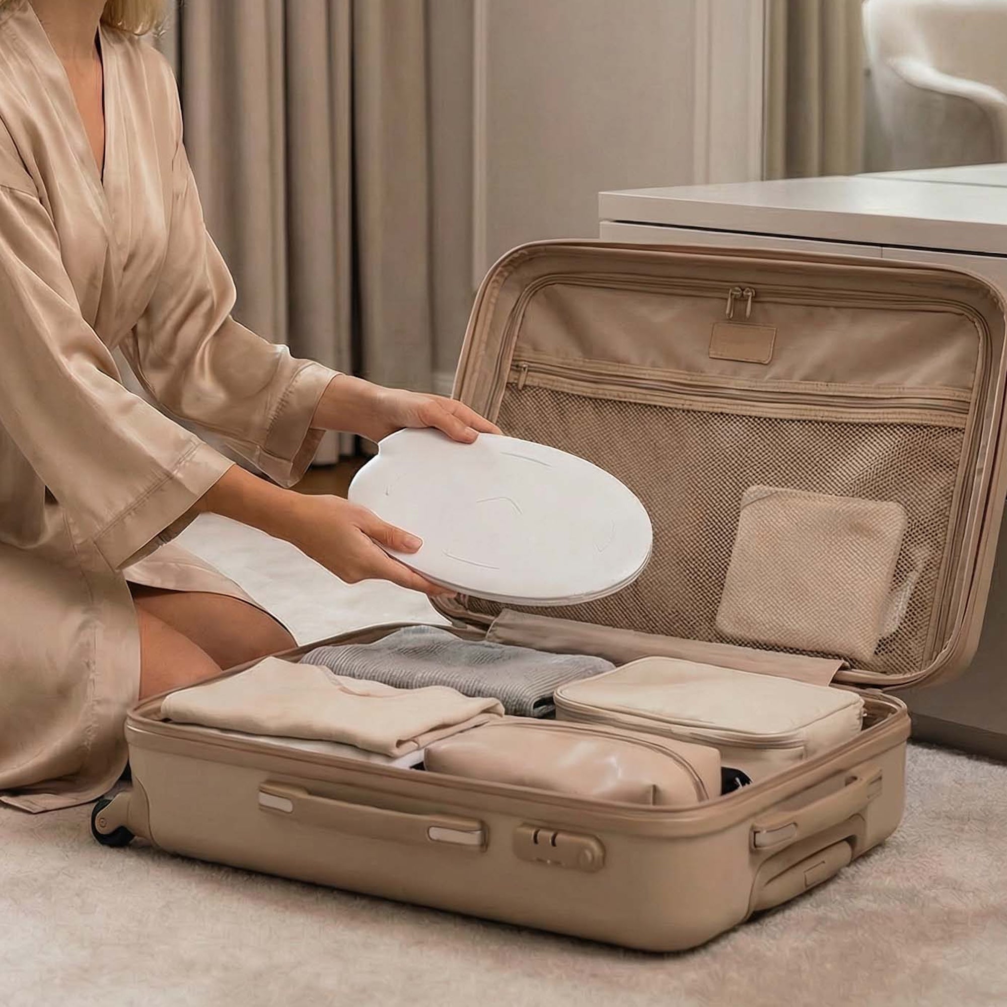 Abigail LED Travel Mirror