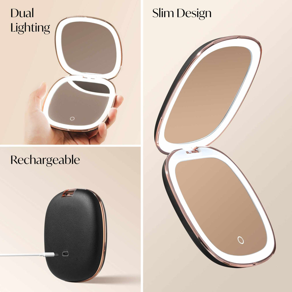 Mila 2 LED Compact Mirror